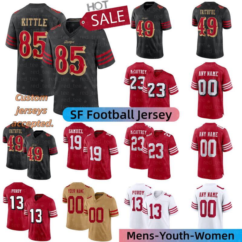 San Franciscocity 49erss jersey sf 49erss jersey Christian McCaffrey 13 Brock Purdy George Kittle Nick Bosa Samuel Football Jerseys men women youth 2026