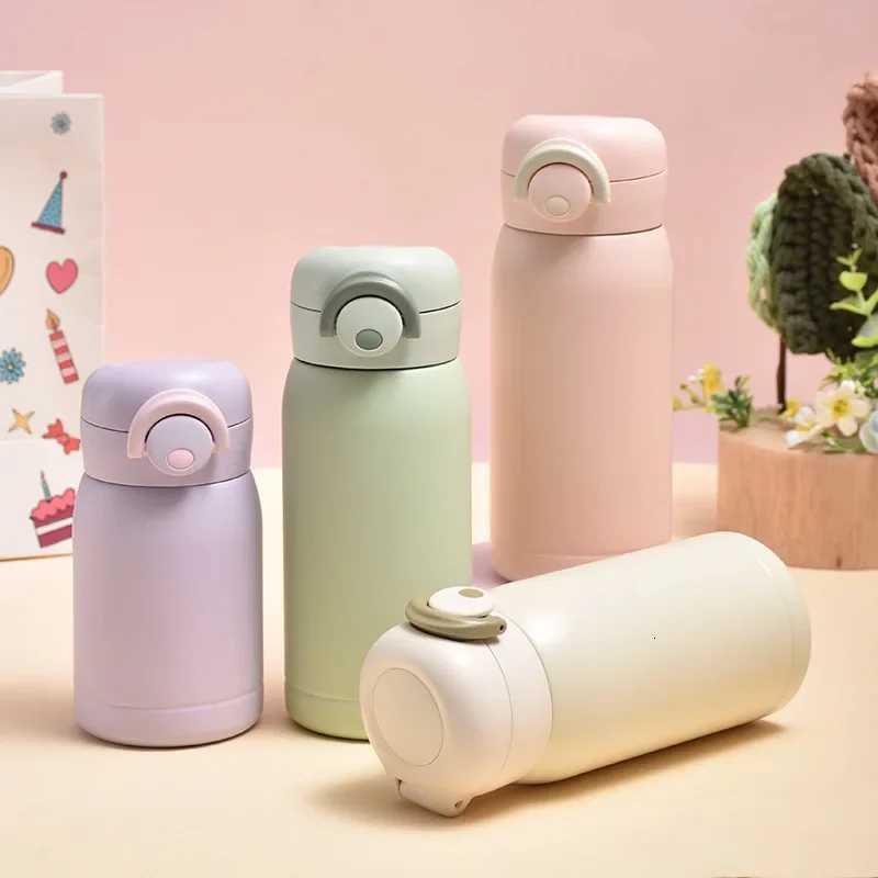 Mini Thermos Cup 220ml/350ml Pocket Cup Stainless Steel Thermal Coffee Mug Vacuum Flask Insulated Hot Water Bottle Kids Gift H251215