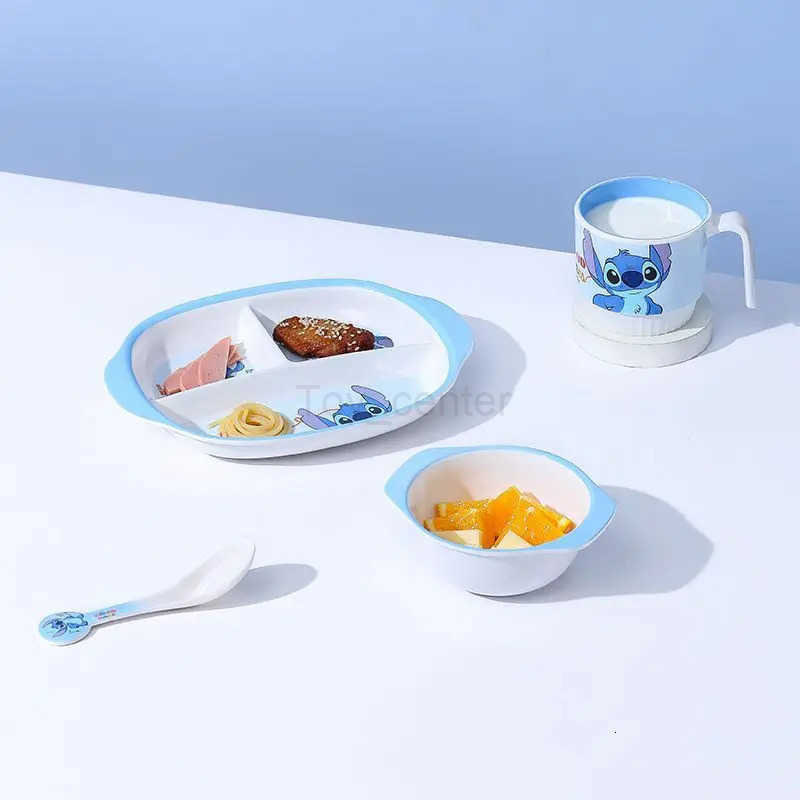 Disney Stitch Lilo Stitch Anime Peripherals Creative Personality Cartoon Home Kitchen Cutlery Set High Value Holiday Gift H251215