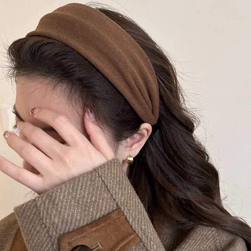 Vintage Solid Soft Cotton Hairband For Women Girls Sweet Hair Ornament Headband Hair Hoop Hair Band Fashion Hair AccessoriesXJ251215 - view 3