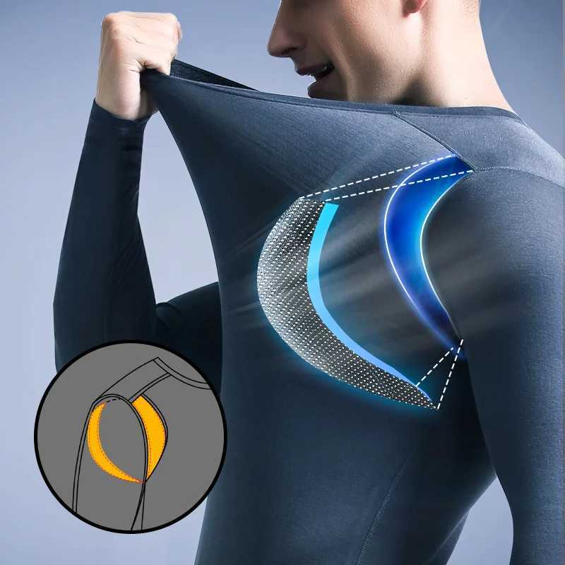 Mens autumn clothes Mens single V-neck Modal thermal underwear Long sleeve base shirt thin top cotton sweater winter G2512151