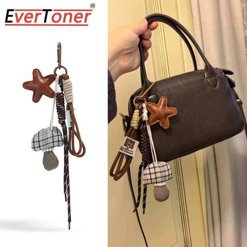 EverToner Maillard style star mushroom hanging rope bag pendant super beautiful keychain pendant Bag Accessories M251215