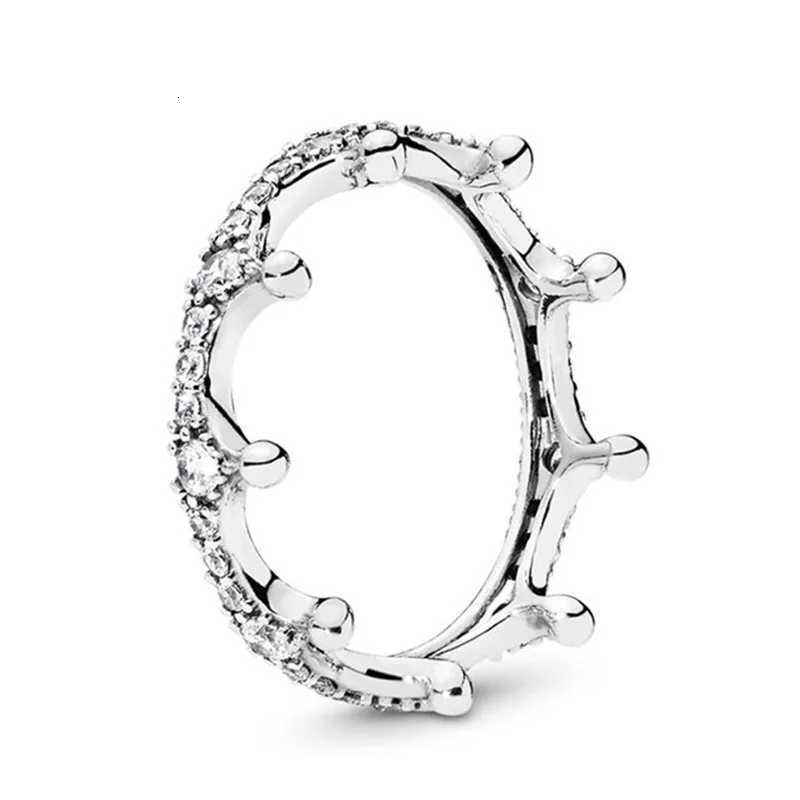 White Series Original 925 Sterling Silver Women Finger Rings for Women Silver Daisy rose Mom heart Zirconia Stone Luxury Jewelry M251215