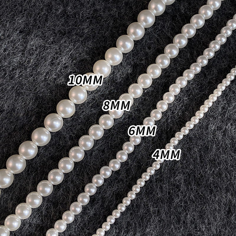Designer Necklace Luxury Jewelry Star Same Round Bead Magnetic Buckle Sega Pearl Necklace Women's Sweater Chain Elegant Niche Necklace Fashionabl