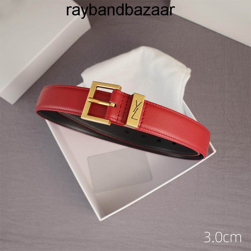 Fashion Leather Designer Belts Mens Belt Womens Brand Girdle Waistband Simple Golden Letter Buckle Luxury With Box Weot YSLlies SAINTlies LAURENTlies yslbelt USQK