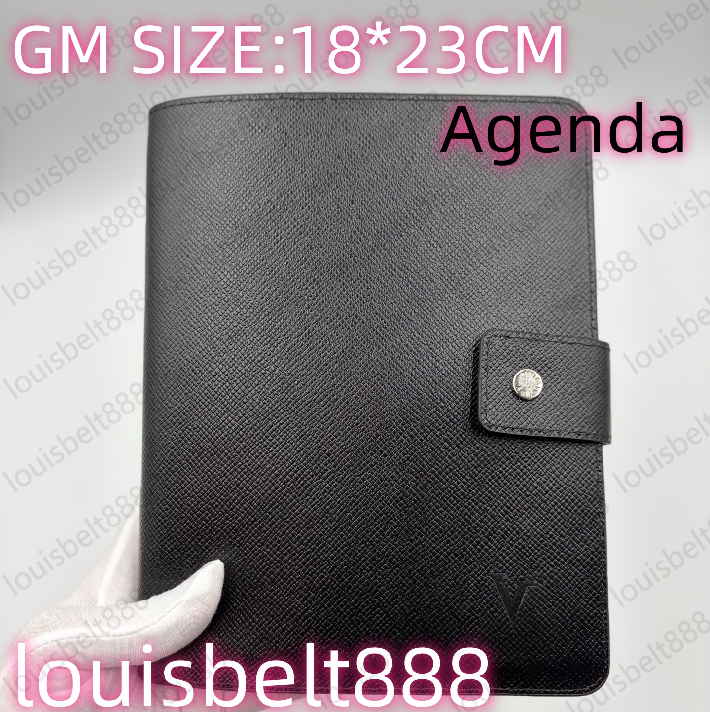 Designer DESK AGENDA COVER GM PM MM Memo Planner Men Women Notebook Diary Agendas Protective Case Card Passport Holder Wallet Desktop 18 x 23 cm 888