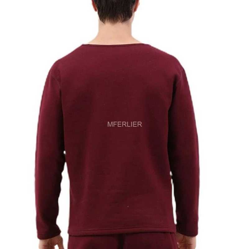Winter Large Size Thermal Underwear Men 7XL Bust 140kg 6XL 5XL Thick Style Loose Underwear G251215