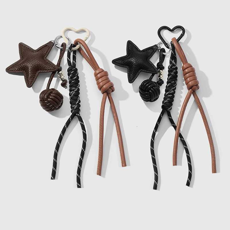 Classical PU Leather Star Bag Decoration Trendy Womens Keychain Designed For Trendy Women Who Love Distinctive M251215