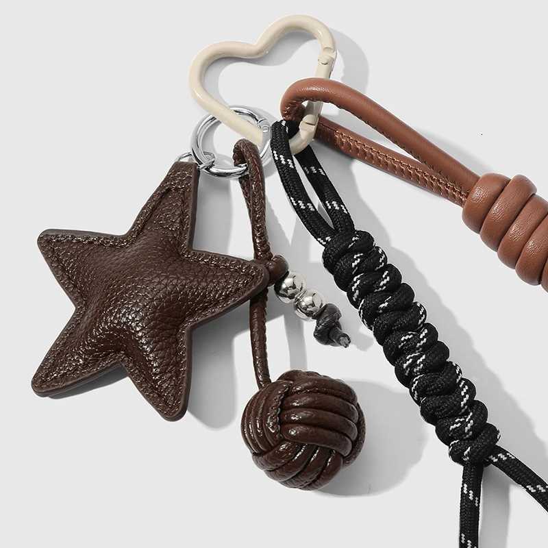 Classical PU Leather Star Bag Decoration Trendy Womens Keychain Designed For Trendy Women Who Love Distinctive M251215