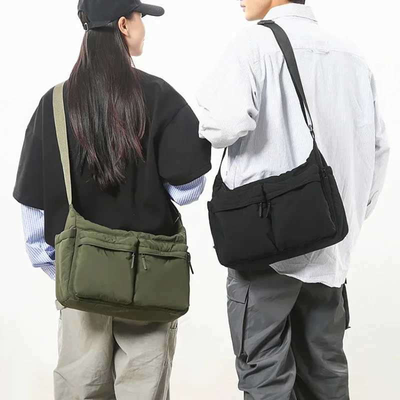 Casual Multi-pocket Messenger Bags for Women Fashion Nylon Shoulder Bag Ladies Large Handbags Female Travel Shopping Tote PurseT251215