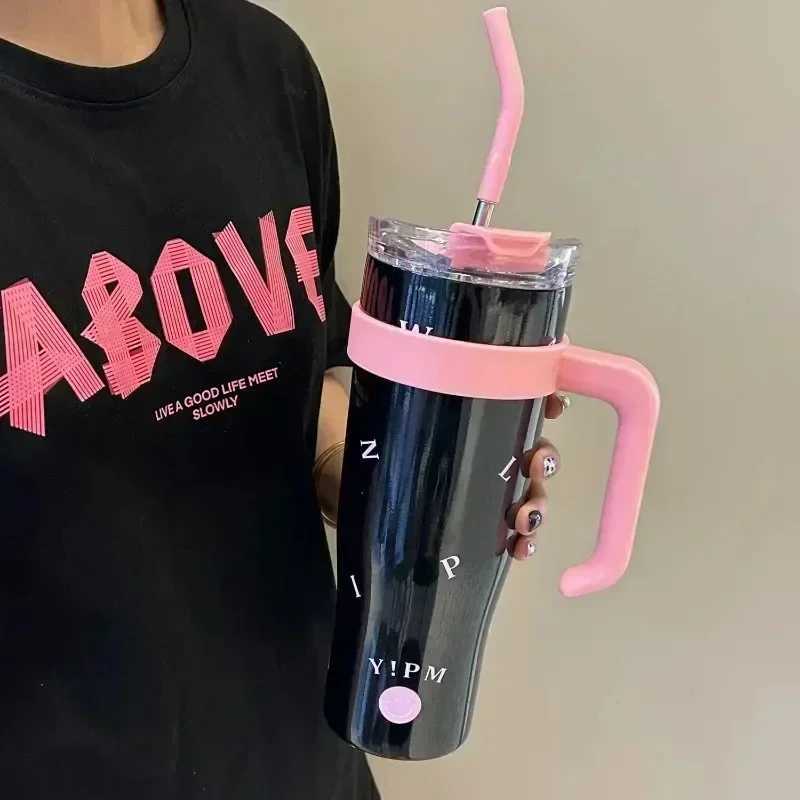 Embossed Flower Pot Big Mac Cold Insulation Cup Good-looking Large Capacity Riding Large Ice Cup H251215