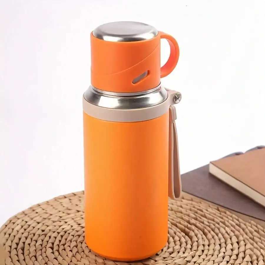 600ml/21oz 316 Stainless Steel Vacuum Bottle 2-In-1 Cap-Cup Holiday/Birthday Gift H251215