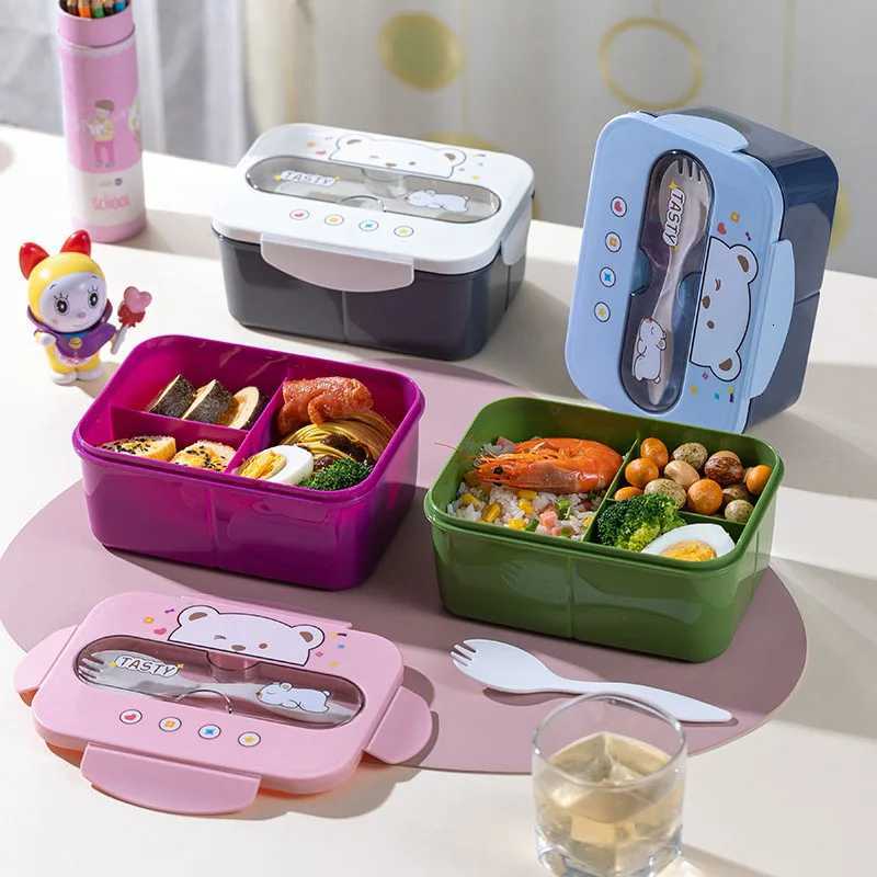 BPA Lunch Box - 1200ml Leakproof Food Container for School/Off Microwavable Plastic Bento Box H251213