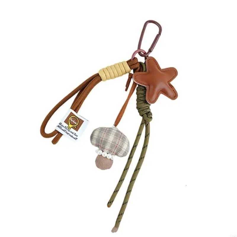 Q1QA Star Keyring Bag Decoration Modern Metal Holder Fashionable Bag Accessory Keychain For Students And Athletes M251215