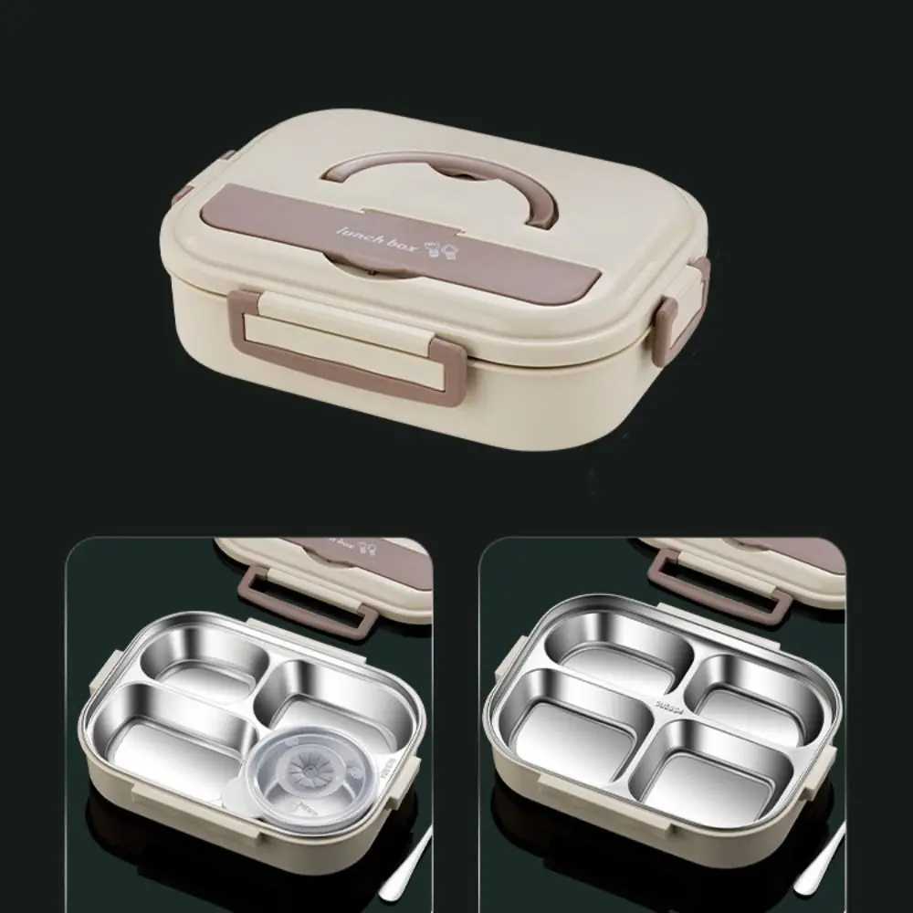 Stainless Steel Insated Lunch Box Sed Leak-Proof Food Storage Box Large Capacity Cpartment Food Container Off Worker H251213