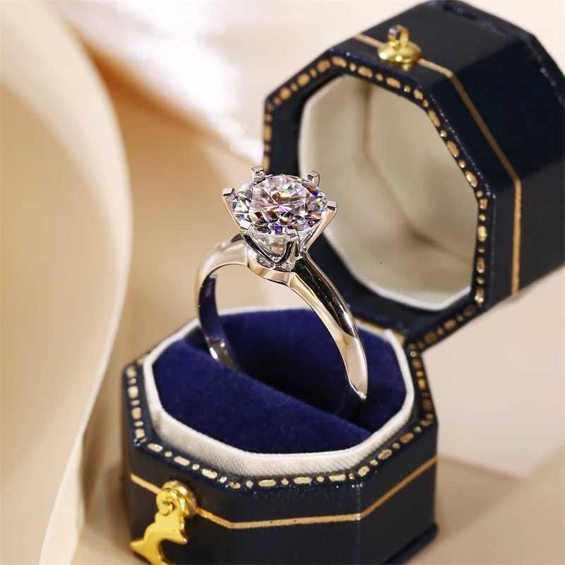 Lose Money Sale solitaire Silver Color Ring 7mm AAAA Zircon CZ Engagement Wedding Rings For Women Ring M251215