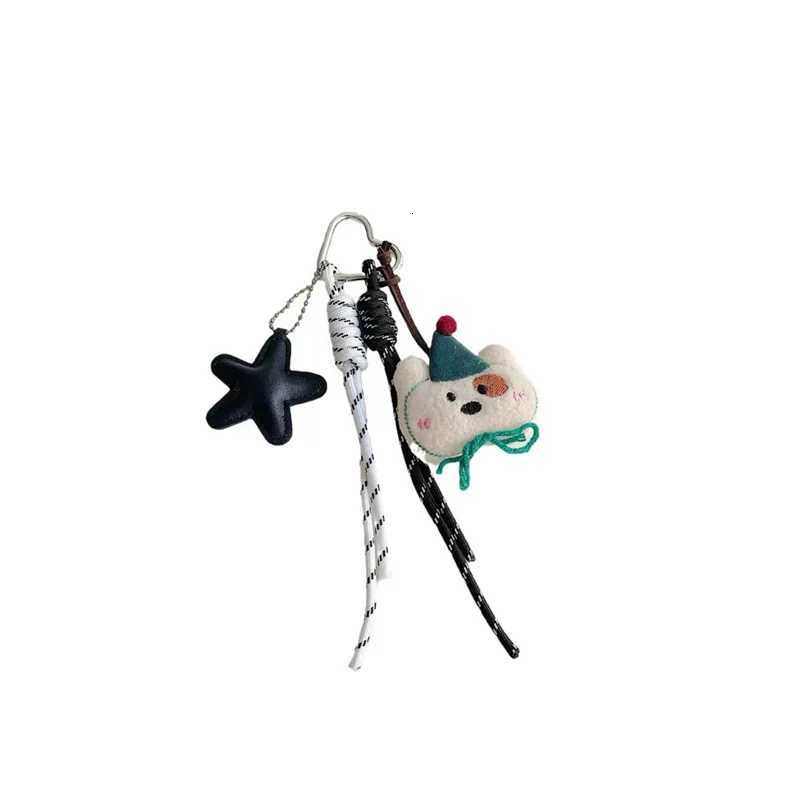 Unisex Bag Pendants Cartoon Plush Teddy Bear Doll Star Funny Cute Kawaii High Quality Bag Accessories Multifunctional Keychains M251215