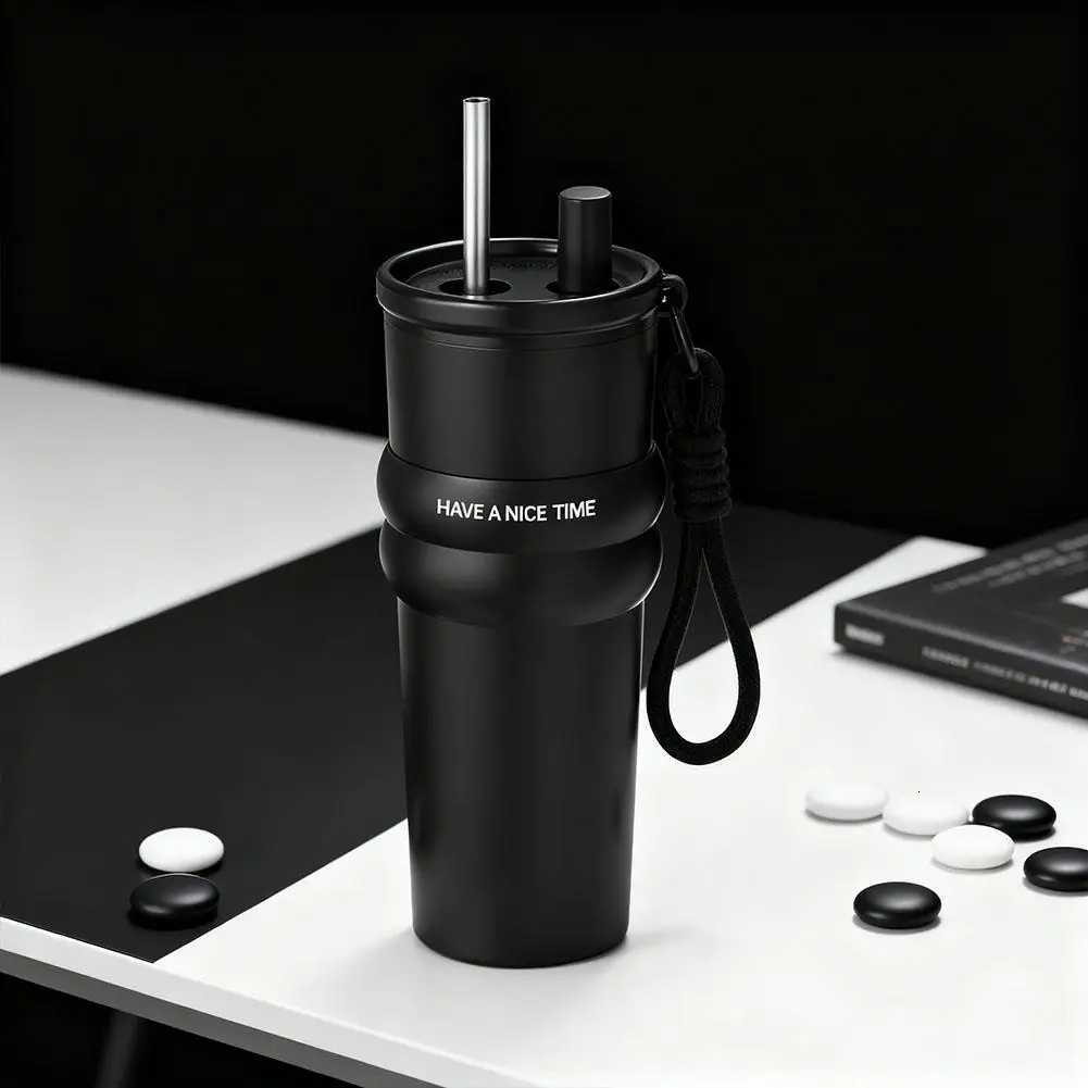 Large Capaci Stainless Steel Thermos Cup For Car Womens St Cup Mens Coffee Thermos Kids Travel Mug Gift Box H251215