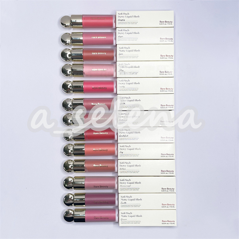 13 Colors Rare Beauty Blush Soft Pinch Liquid Blushes 7.5ml Cheek Blusher Beauty Cosmetics JOY WORTH GRATEFUL LUCKY VIRTUE HOPE