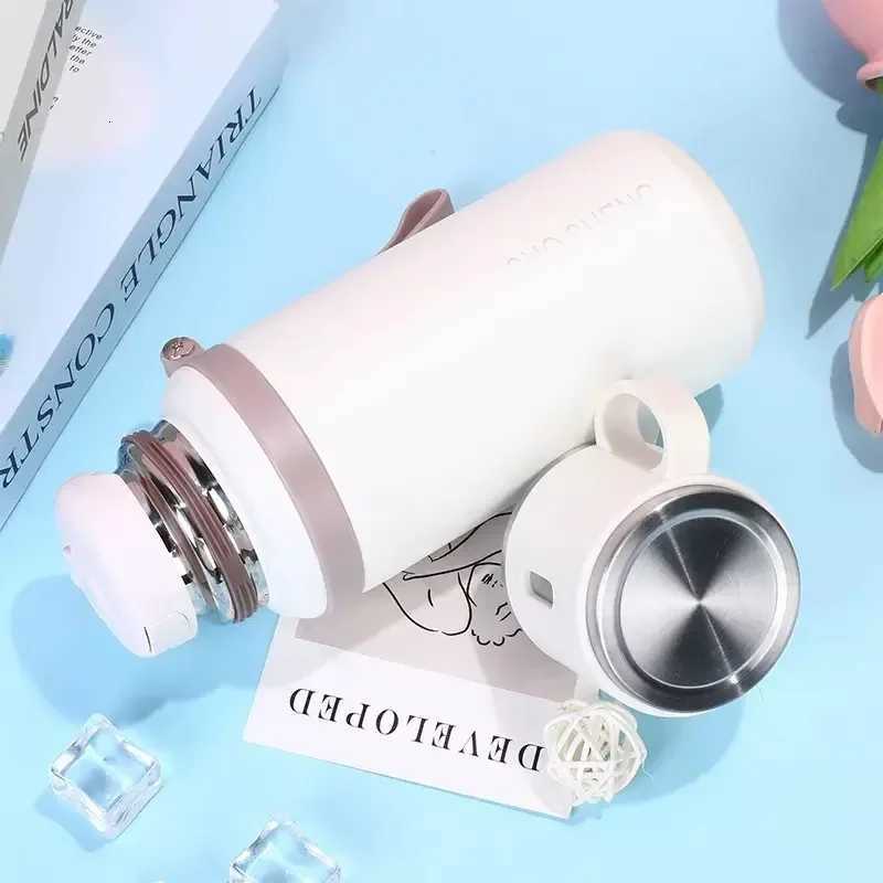 600ML316 Stainless Steel Thickened Tea Separation Thermos Cup Large Capacity Household Water Cup Portable Kettle Water Bottle H251215