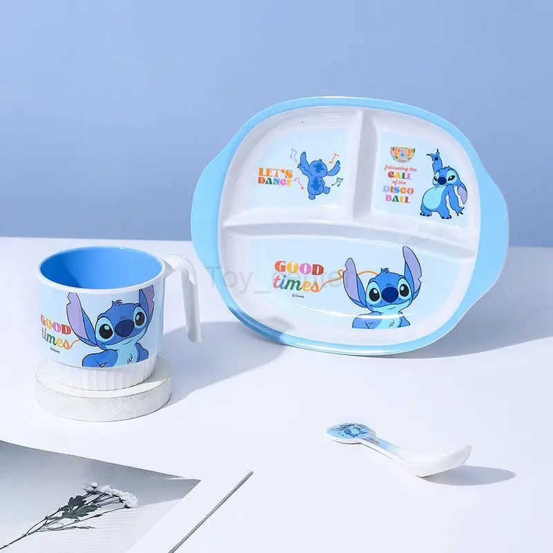 Disney Stitch Lilo Stitch Anime Peripherals Creative Personality Cartoon Home Kitchen Cutlery Set High Value Holiday Gift H251215