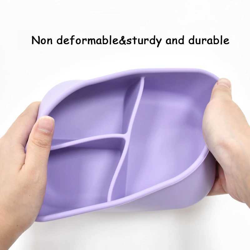 1PC Food Grade Silicone Bento Boxes With Partition Lunch Container Leak-Proof Food Storage BPA- Support DishwasherMicrowave H251213