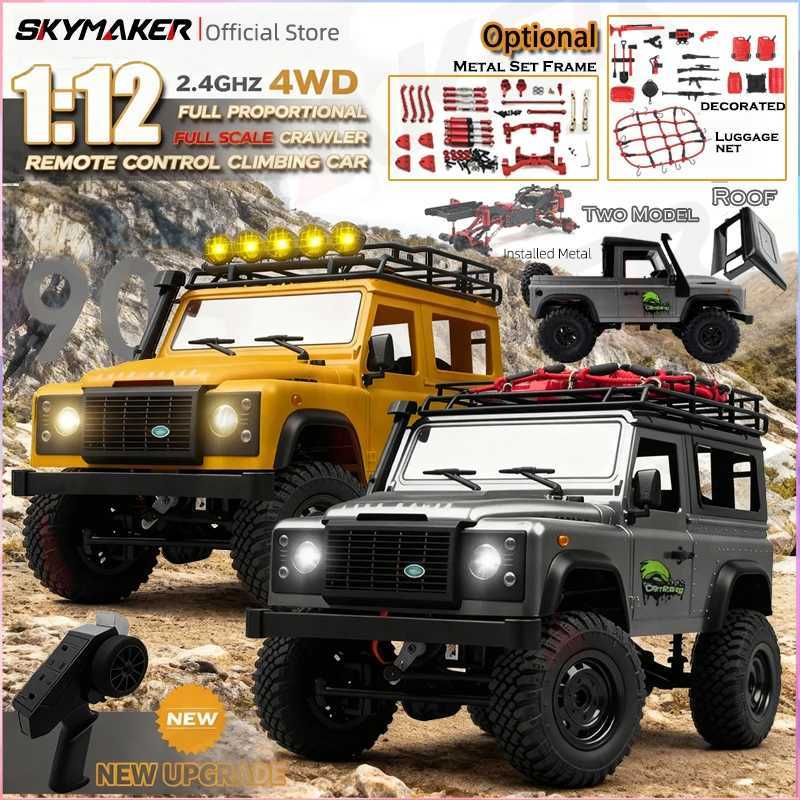 New MN99s v2 MN98 112 MN Model RTR Version RC Car 24G 4WD RC Rock Crawler Defender Remote Control Car 1/12 RC Truck Cars ToysT251215