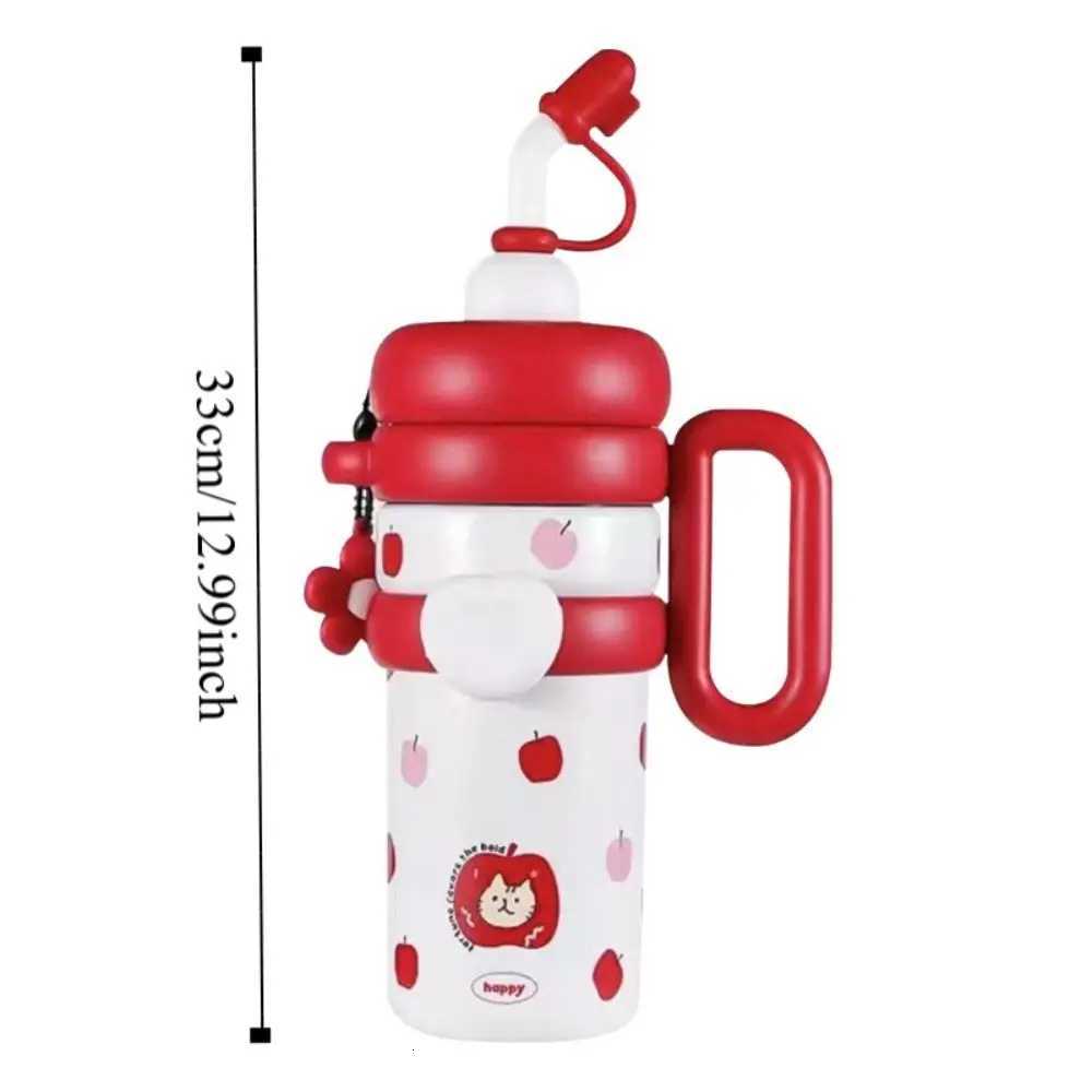 920ML Insulated Thermos with Handle Handheld Thermos Coffee Cup Stainless Steel Large Capacity Sports Water Kettle Travel H251215