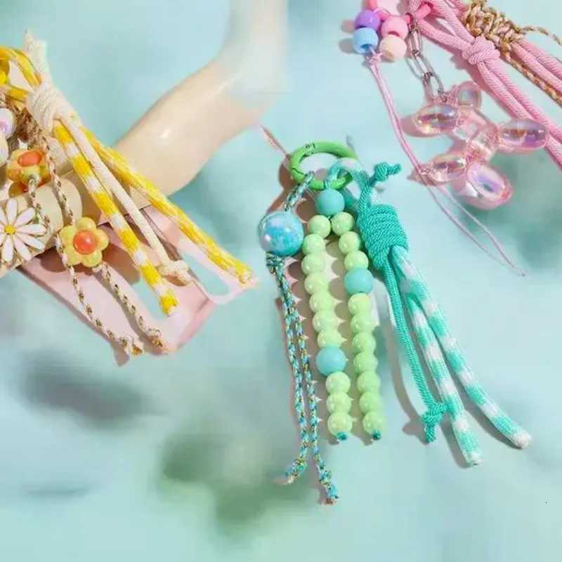 Trendsetting Beaded Keychain in Y2K Style Personalized Phone Lanyard s Bag Charm Key Hanging Accessory M251215