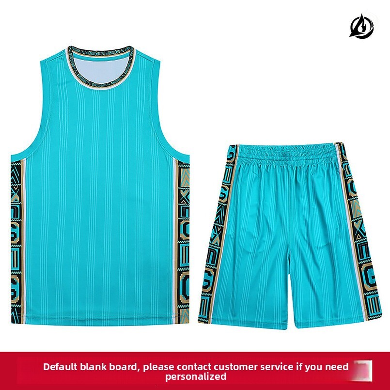 New Basketball Set Men, Ice Silk Training Team Uniform, Breathable Quick-Dry Sports Jersey for Adults, Students