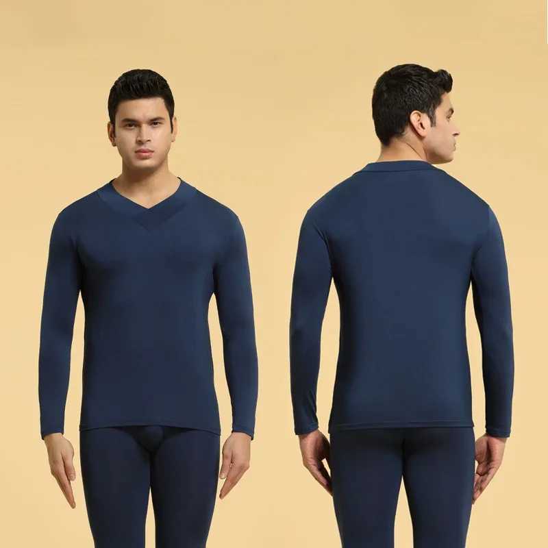 Mens autumn coat high neck single warm cold underwear thin base shirt slim modal clothes autumn and winter G251215