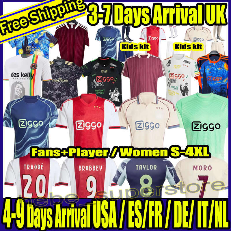 S-4XL LAJAX 25 26 men kids kit soccer jerseys HENDERSON AFC 2025 26 uniforms ajaxjersey football shirts ajaax jersey Ajaox shirts maillot de football lajax amsterdam