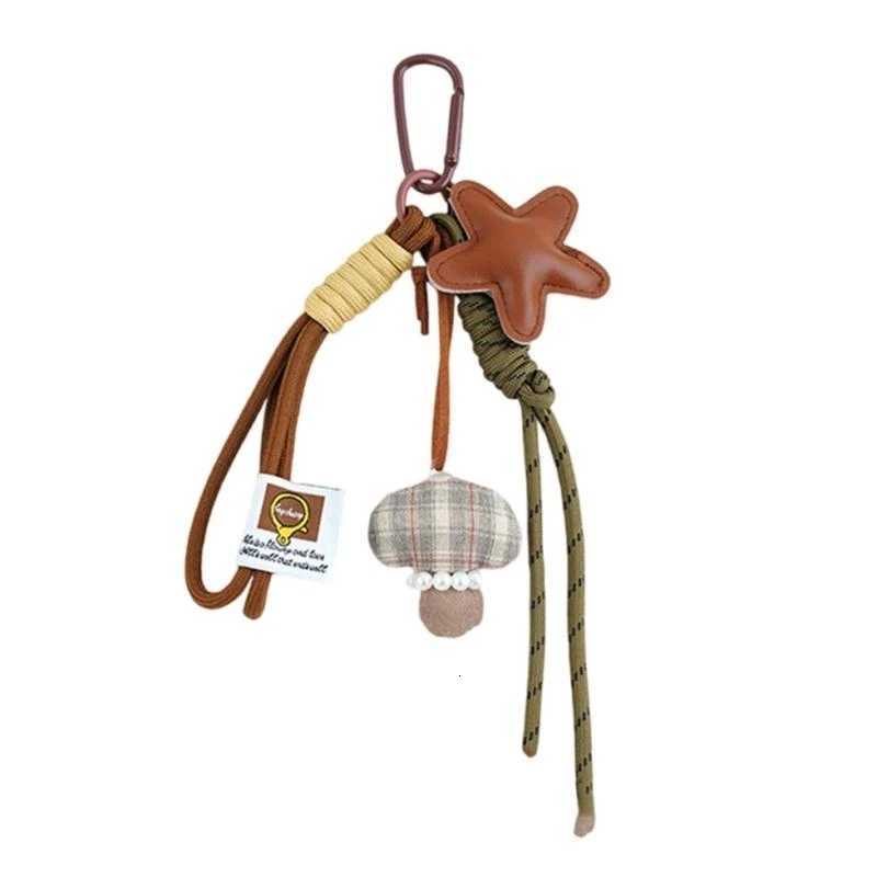 A3PE Elegant Star Keychain Bag Charm Practical Metal Key Holder Stylish Bags Pendant M251215