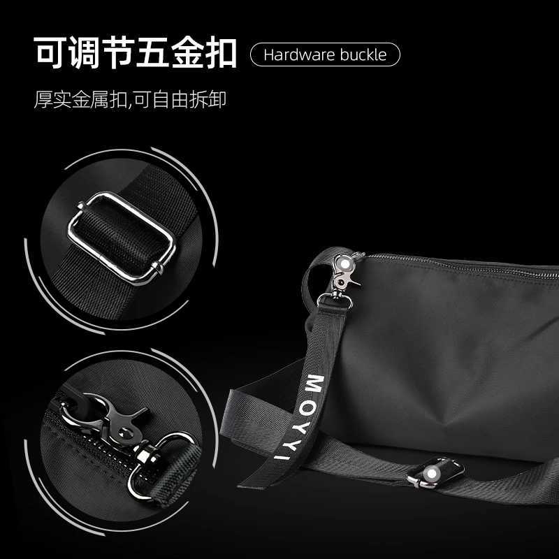 Mens Trendy Messenger Shoulder Bag Student Sports Waterproof Crossbody Sling Bags Leisure Design for Outdoor Solid LightweightT251215