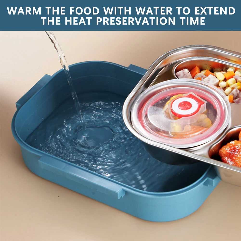 Insated Lunch Box4 Grid Insated Bento BoxMti Grid High Capacity Food ContainersLeakproof Fast Food Boxfor School Off H251213