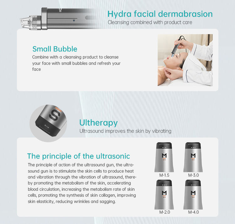 12 In 1 Hydrotherapy Skin Rejuvenation Plasma Ultrasound Diamond Peeling Hydro facial machine water jet Aqua facial Vacuum Skin Care Cleaning