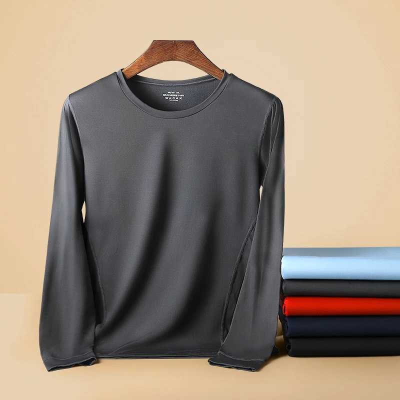 Mens single thermal underwear for boys in the thick thin fleece foundation coat to wear a shirt autumn winter G2512151