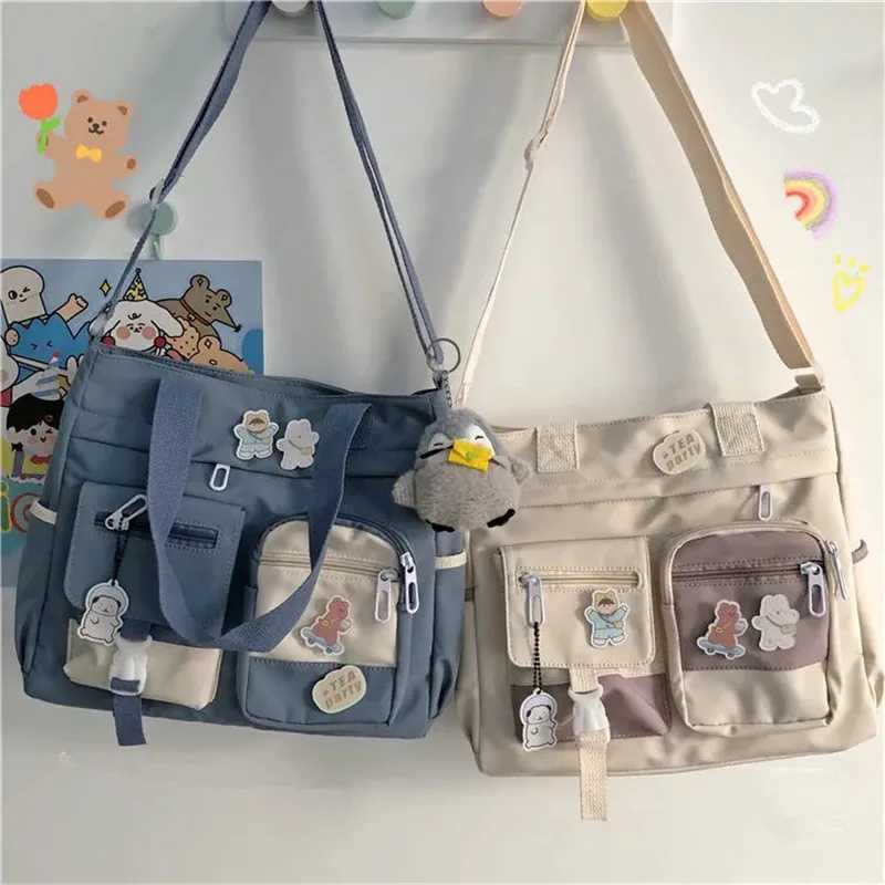 Canvas Women Handbag Shoulder Bag Waterproof Nylon Ladies Tote Messenger Bags Oxford Handbags Crossbody Bags for Girl SatchelsT251215