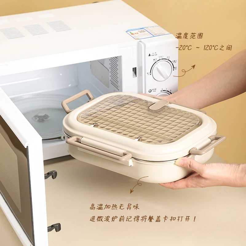 304 Stainless Steel Insated Lunch Box Off Workers Sed Portable Lunch Box with Bag Students Kids Cmercial Bento Box Set H251213