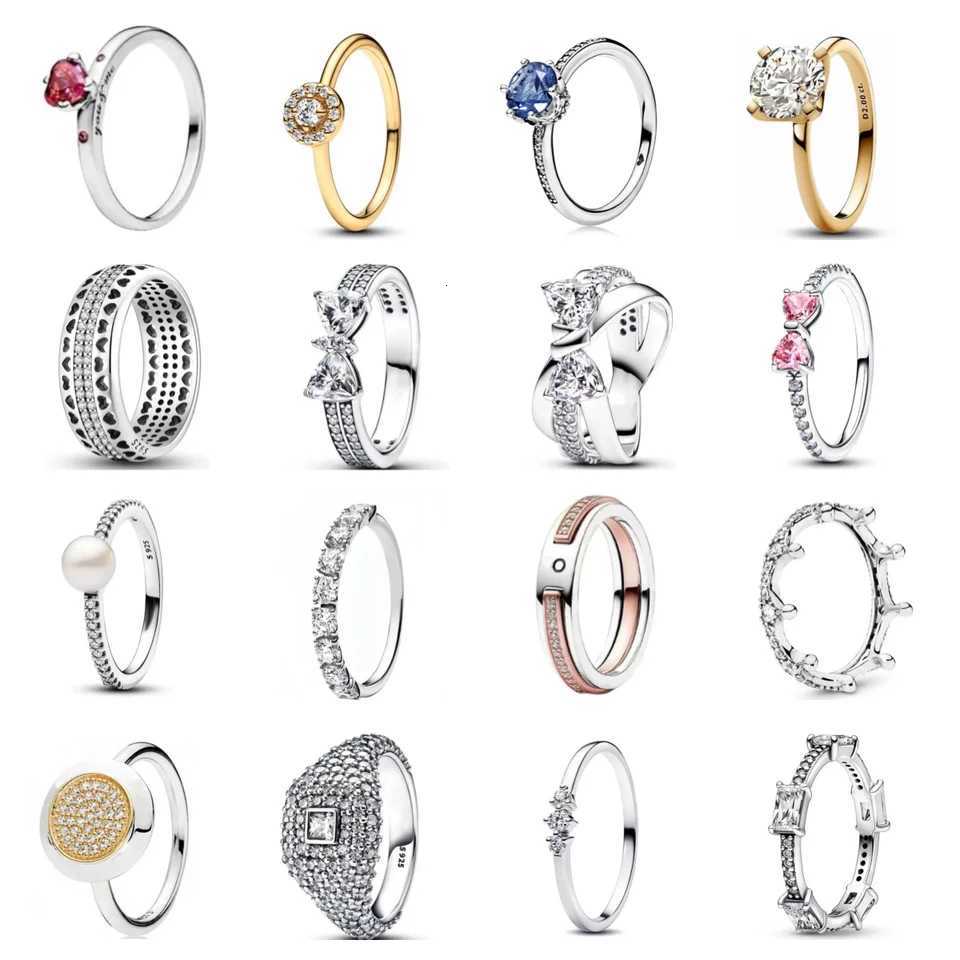 2025 New 925 Sterling Silver PinkWhite Bow Tie Pearl Rings fit rs Holiday Gift Jewelry Women M251215