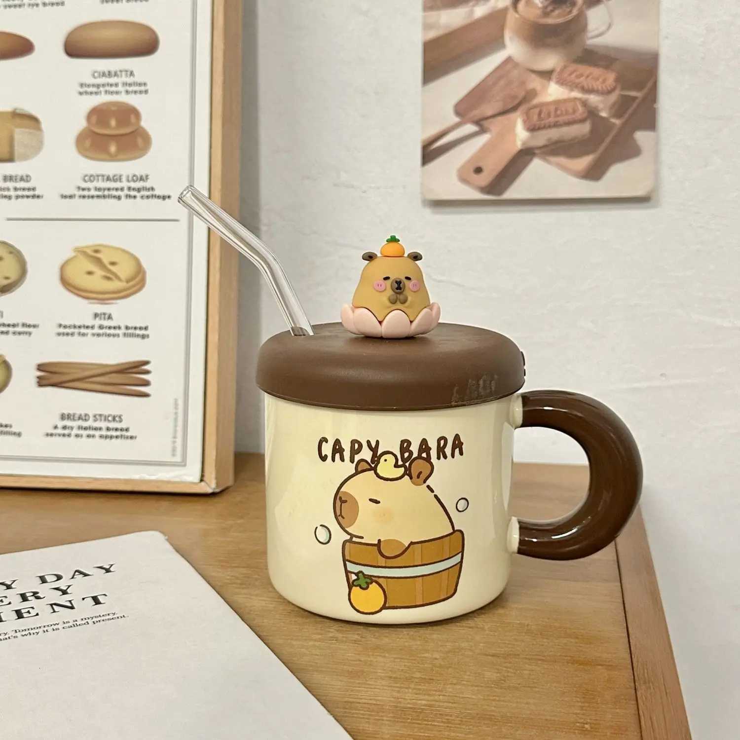 Capybara Ceramic Breakfast g Camping g Autumn He Decor Fall Coffee g Festive Gifts for Kids H251215