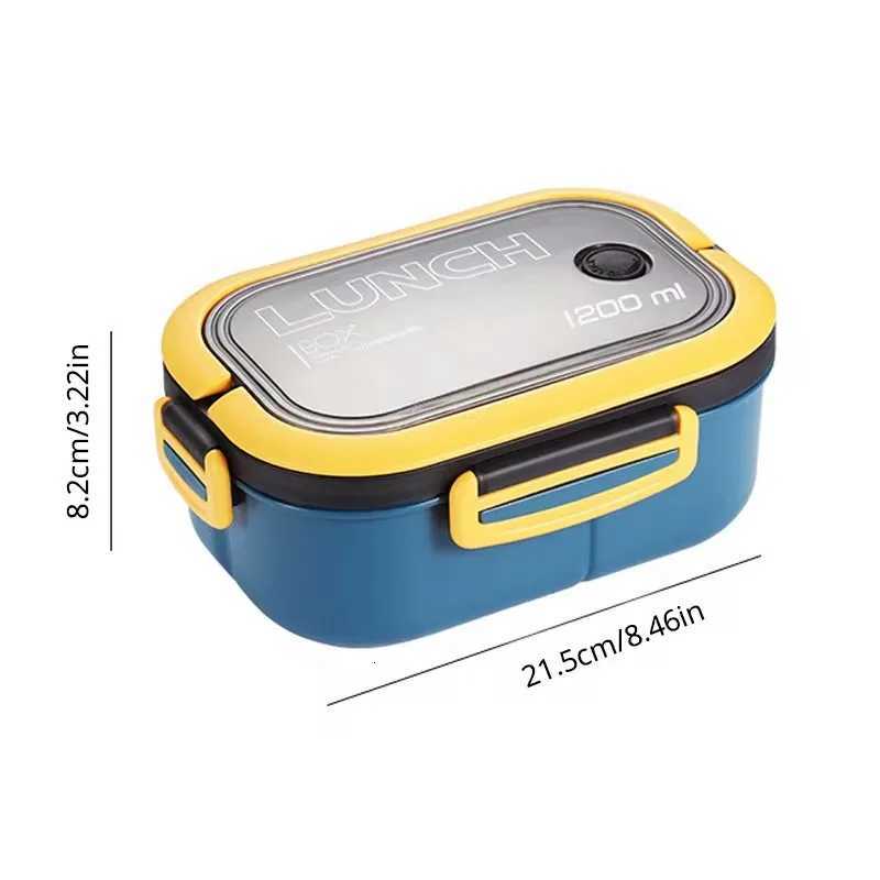 Kitchen Supplies Single-layer Double-layer Portable Fruit Food Box Lunch Box with Fork Spoon and Spoon Preservation Box H251213