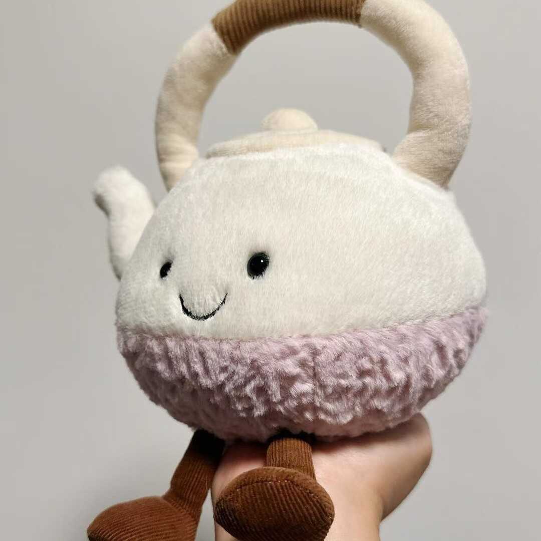 2026 Jellys Cat Shanghai Limited Edition Cake Bear Teapot Kettle Plush Toy New Year Gift online Y260128