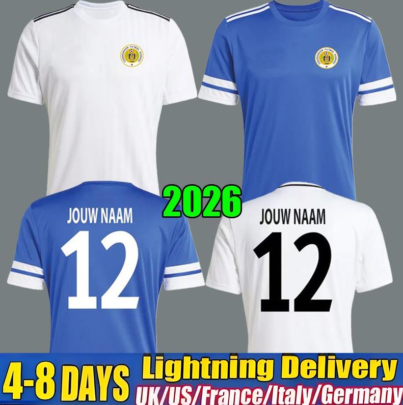 New 2026 Curacao world cup Soccer Jerseys 26 27 Tahith Chong Sontje Hansen Juninho Bacuna Armando Obispo Home Blue away White Fans Men