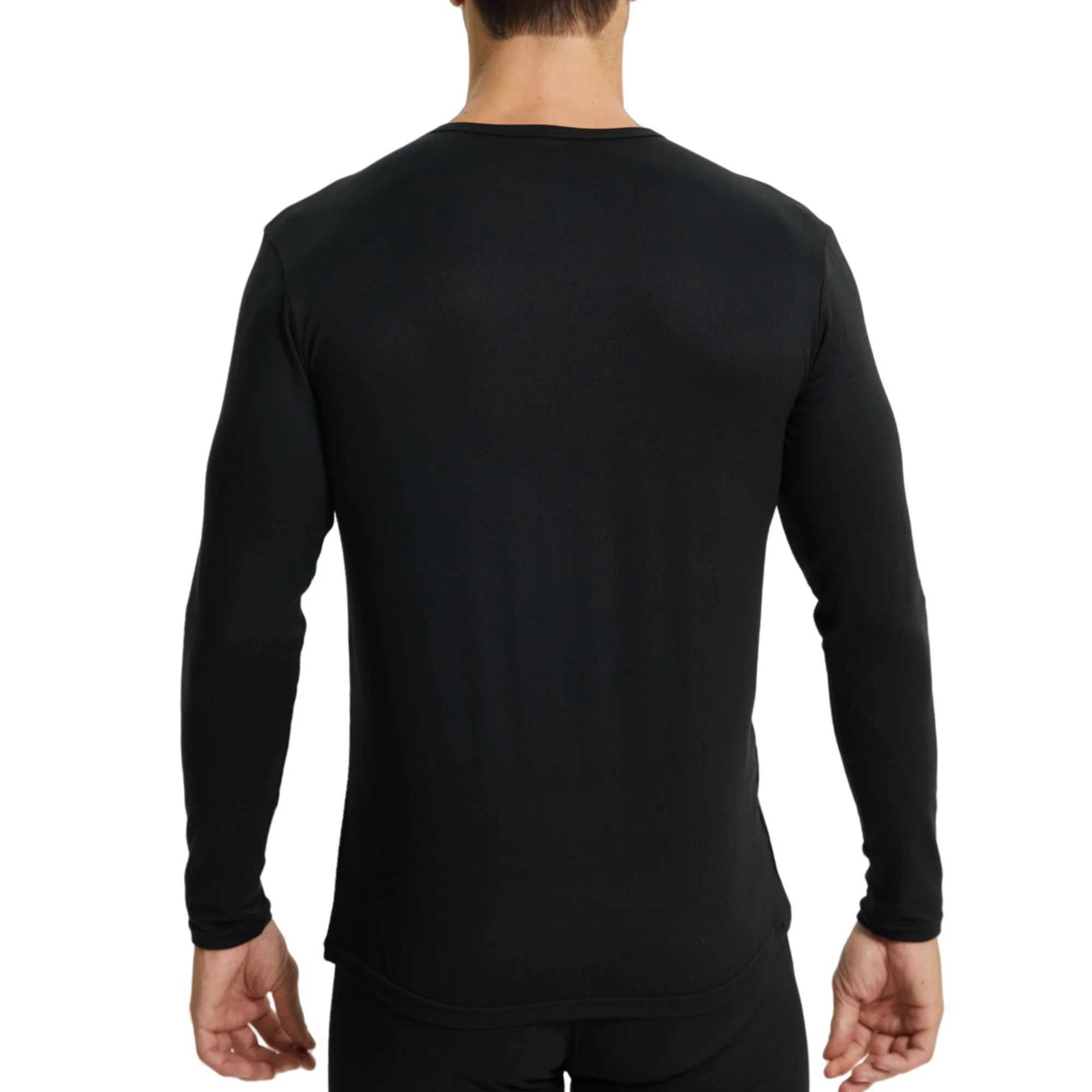 Thermal Shirts for Men Crewneck Long Sleeve Thermal Undershirt Men Base Layer Cold Weather Thermals G251215