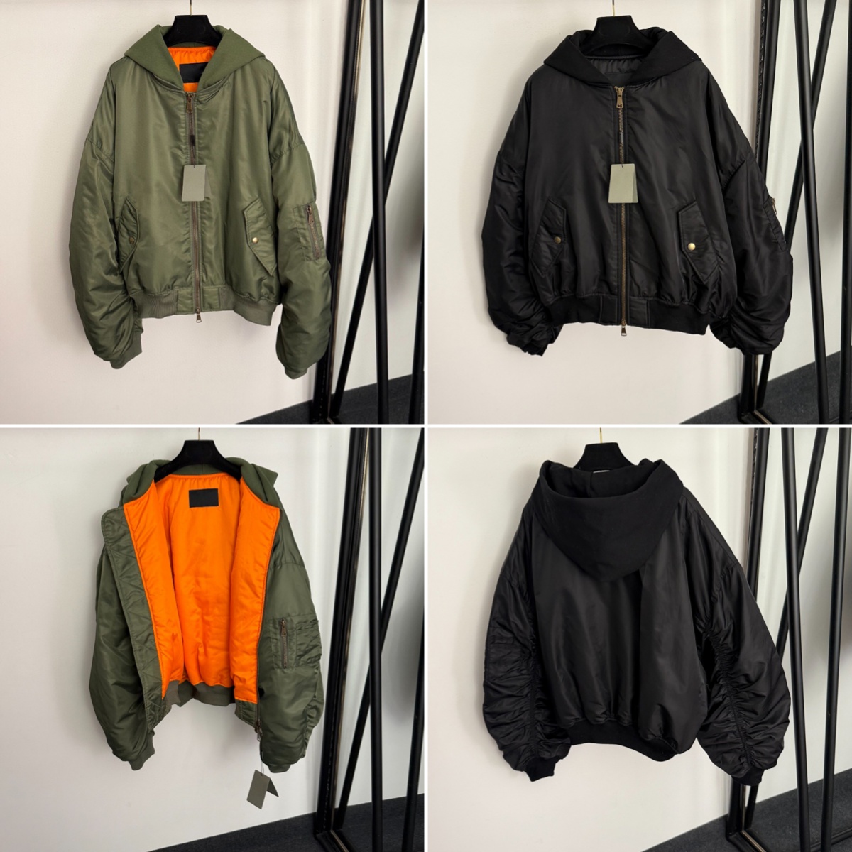 Women Oversize Windbreakers Luxury Zipper Cardigan Coat Ladies Designer Baseball Jackets Casual Trench Coat Outerwear