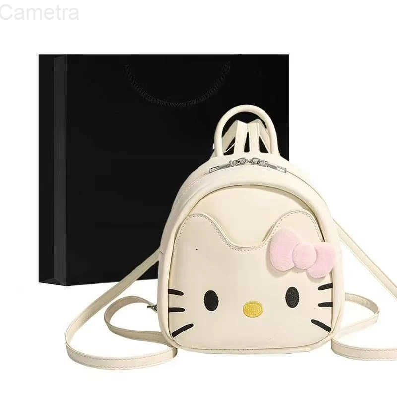 Sanrio Cute cartoon character Hello kitty shoulder mini backpack Super cute creative backpack Cute fun ladies small bag Holiday gift H251216