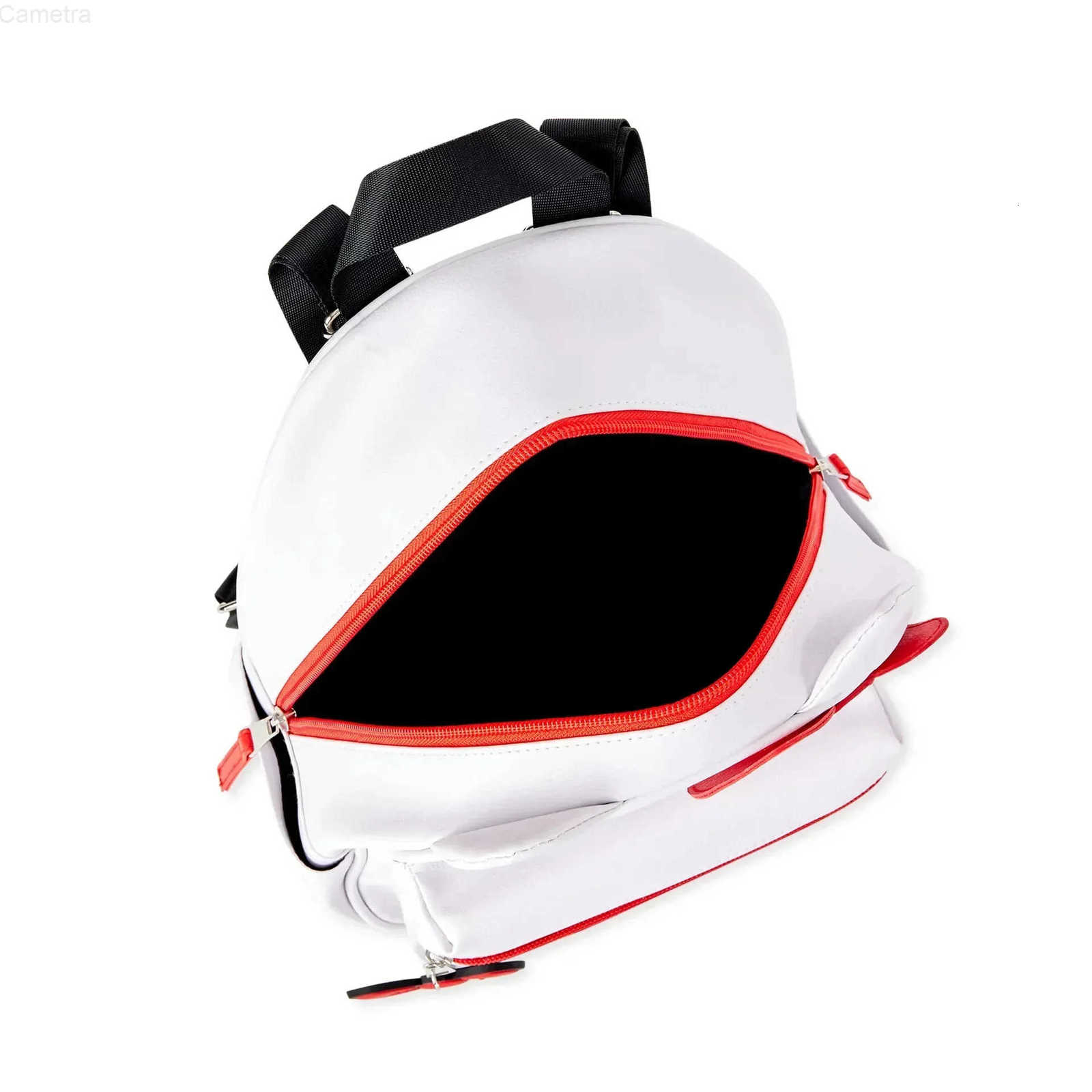 Sanrio Hello Kitty Cartoon Anime Figure Backpack Kuromi Student Schoolbag Girl Cinnamon My Melody Cute PU Leather Big Capacity Knapsack H251216