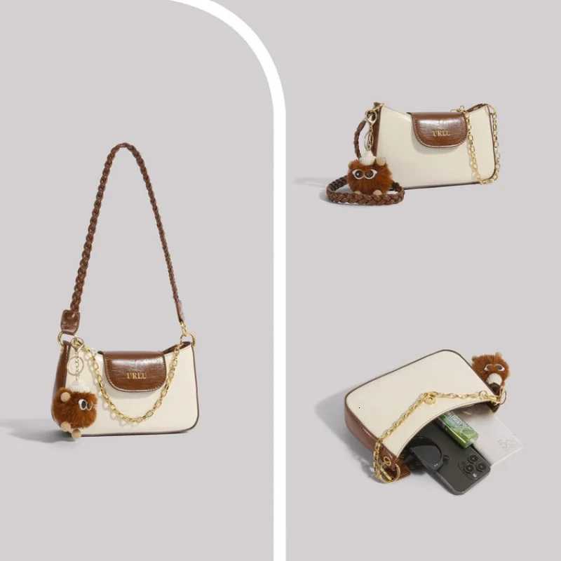 Popular Classic Leather Womens Crossbody Bag Fashionable Elegant Classy Finish Vintage Bag M251216