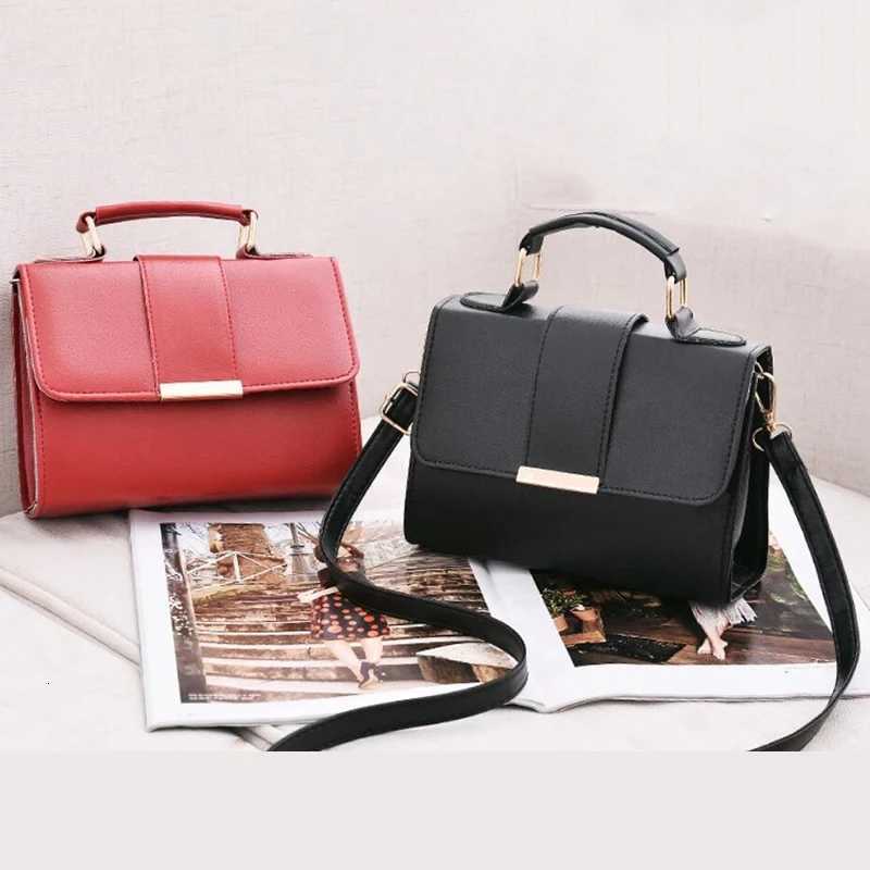 Women Fashion PU Leather Shoulder Small Flap Crossbody Handbags Messenger Bags High Quality Ladies Top Handle Bags M251216